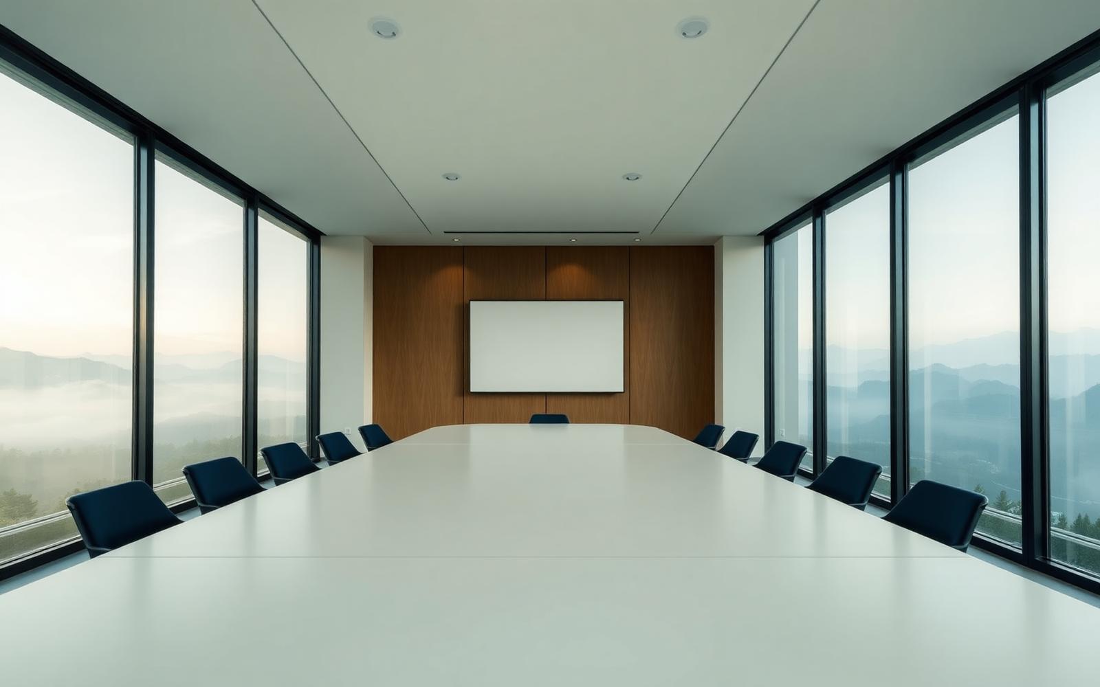 Glacierstone strategy session in modern boardroom